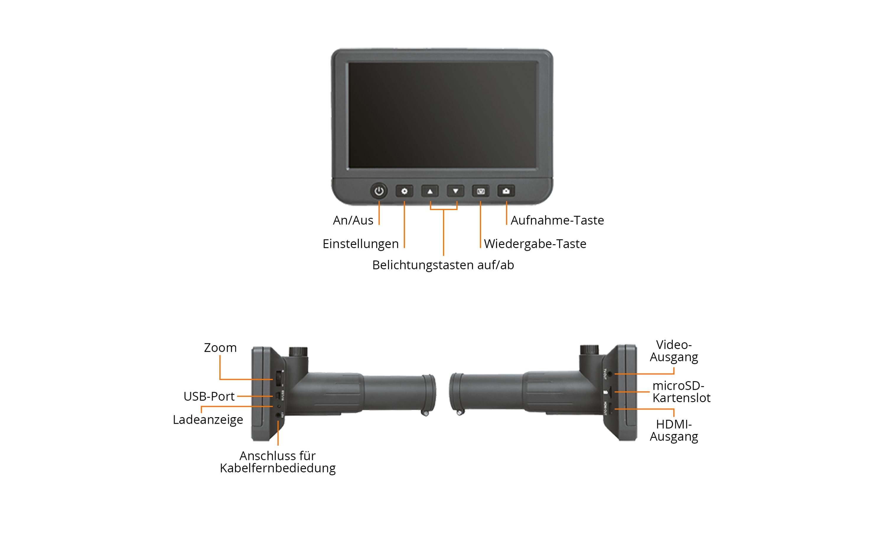 dnt Teleskop DigiTele PRO 50-fach, mit Display