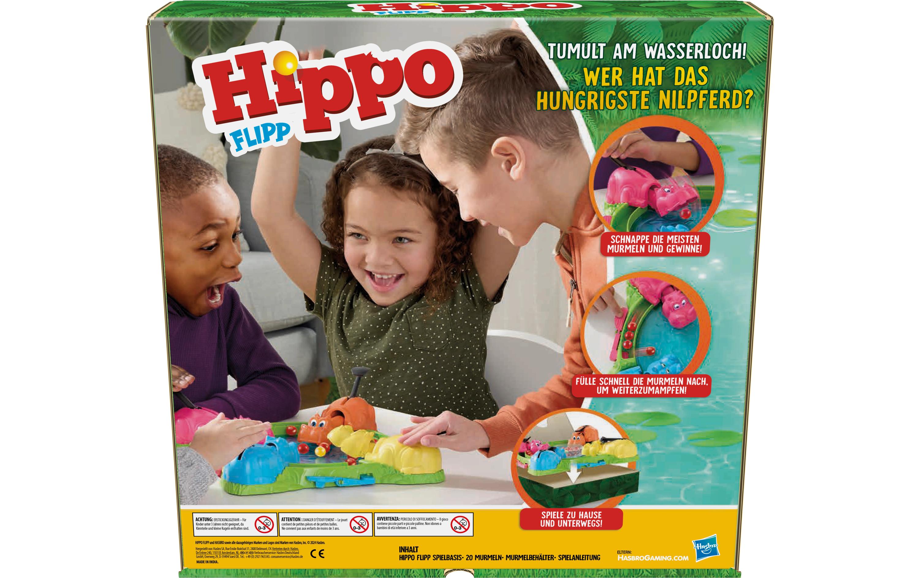 Hasbro Gaming Kinderspiel Hippo Flipp -DE-