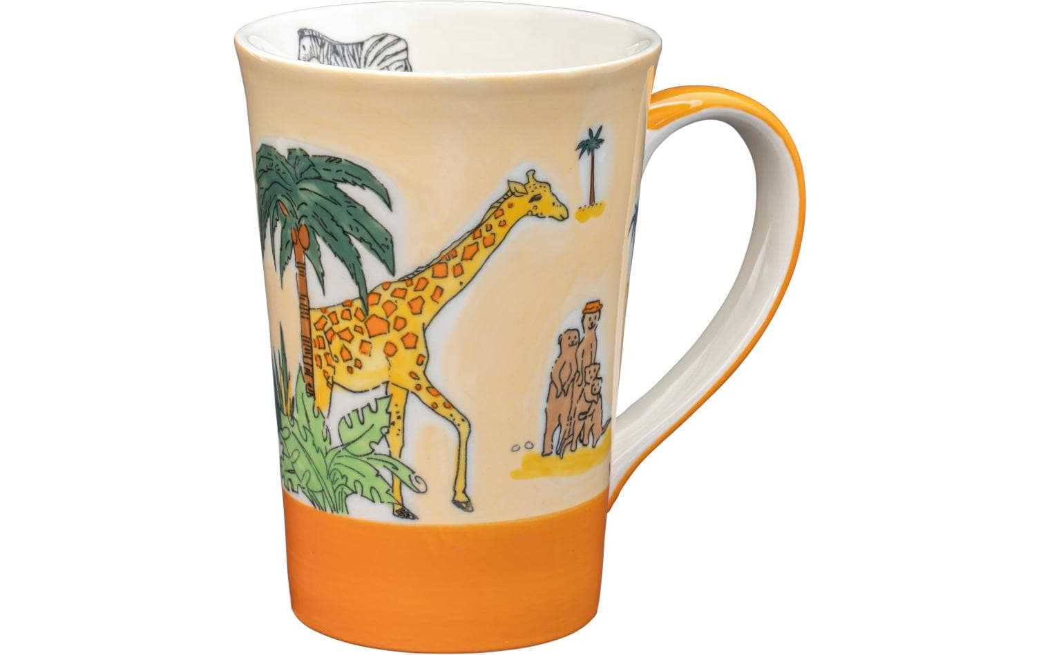 Mila Teetasse Afrika-Hideaway 350 ml, 6 Stück, Hellorange