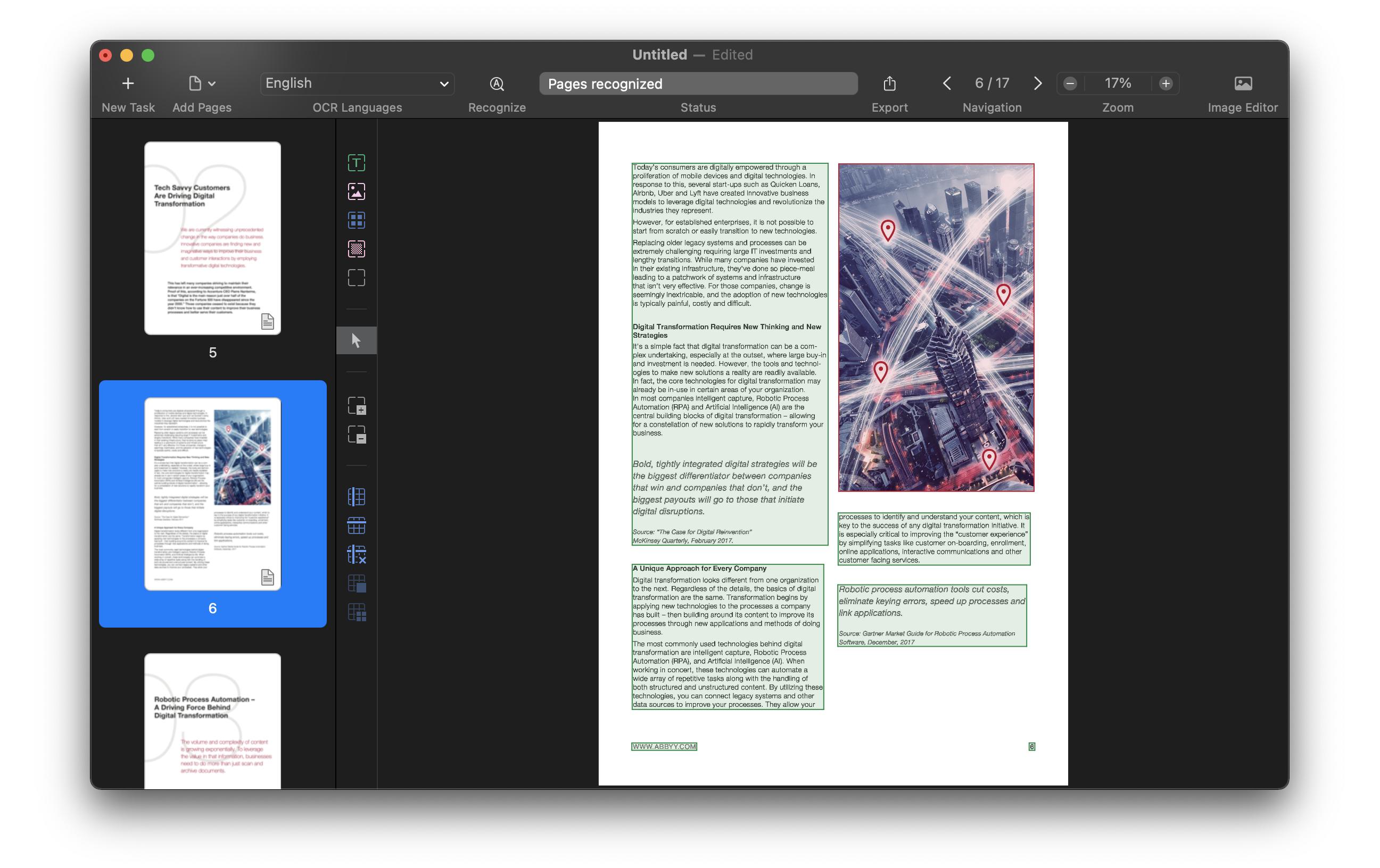 ABBYY FineReader PDF for MAC ESD, Subscription, Single User, 1yr