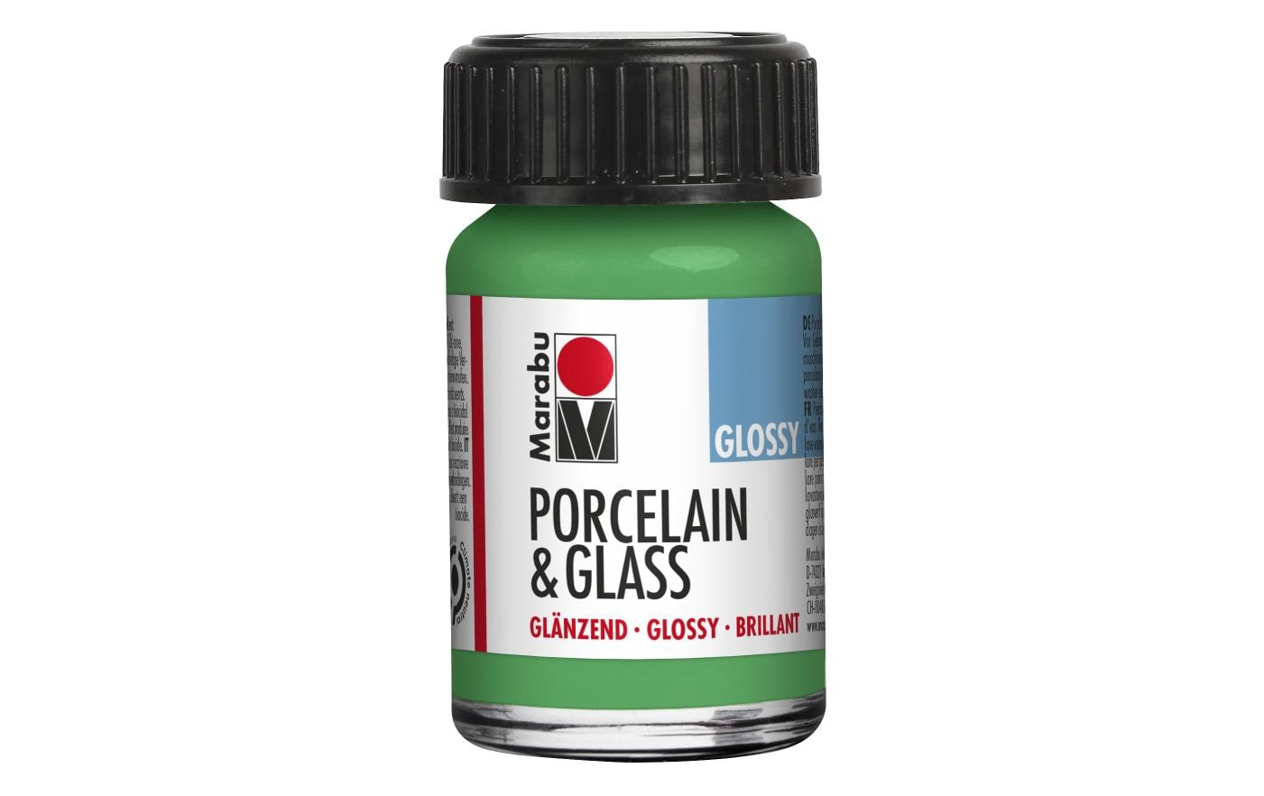 Marabu Glas- und Porzellanfarbe 158 Apfel, 15 ml