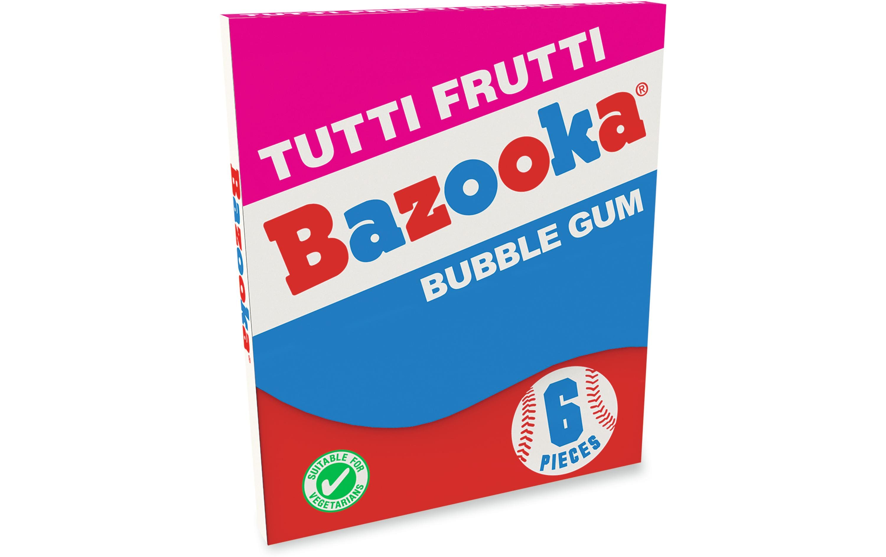 Bazooka Kaugummi Gum Original & Blue Razz 12 x 33 g