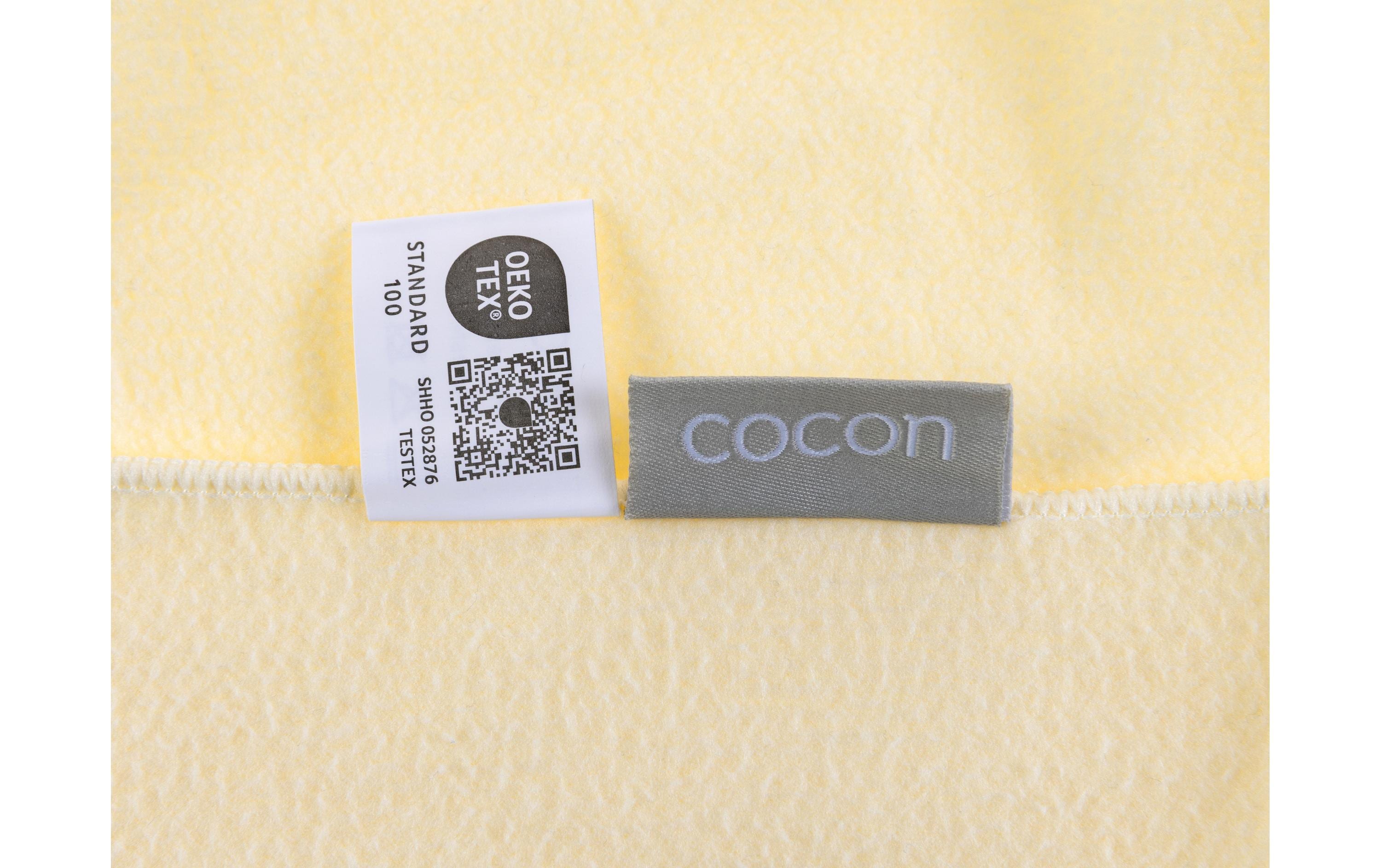 COCON Decke Fleece Polar 150 x 210 cm, Elfenbein