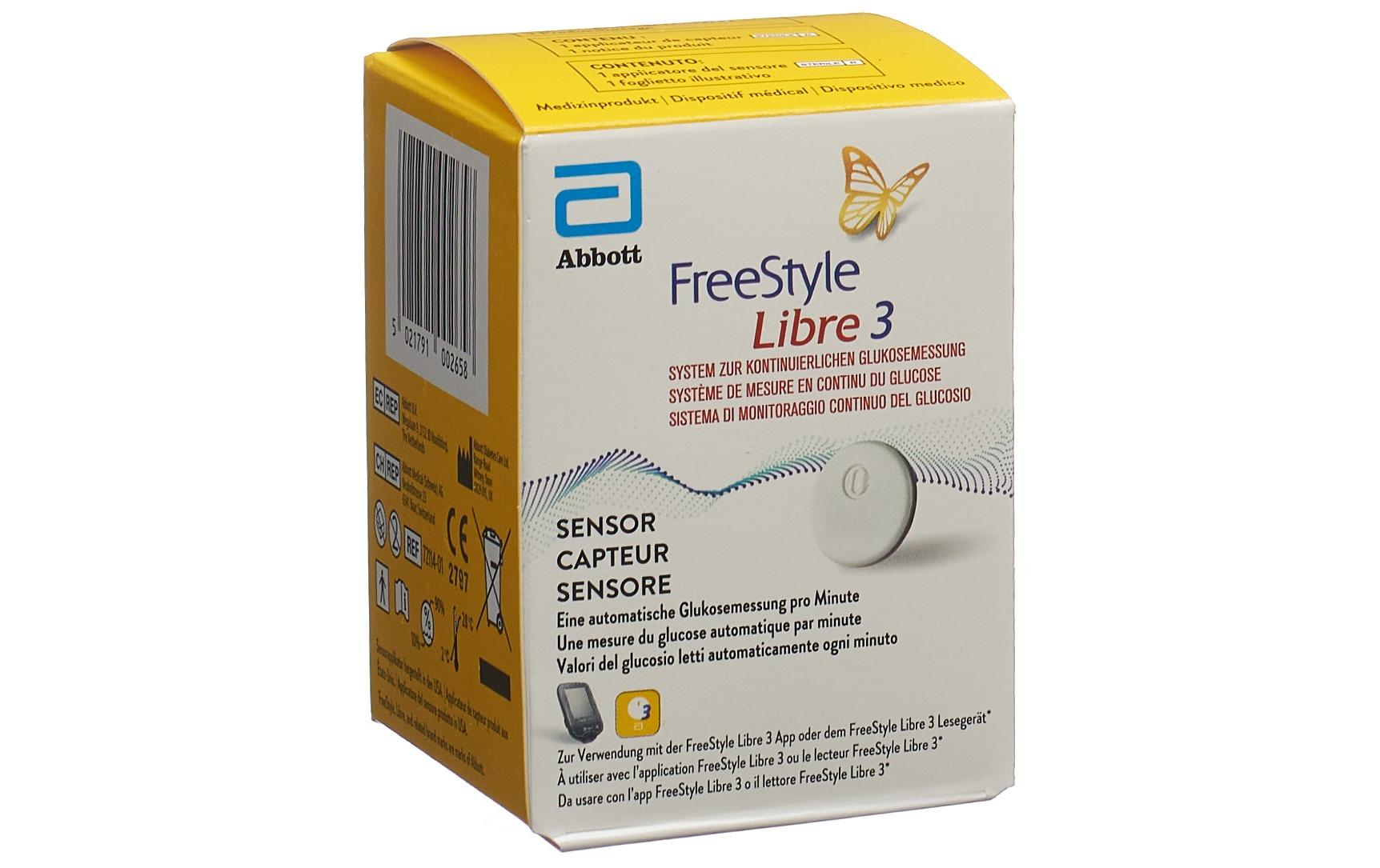 ABBOTT FREESTYLE Libre 3 Sensor 14 Tag